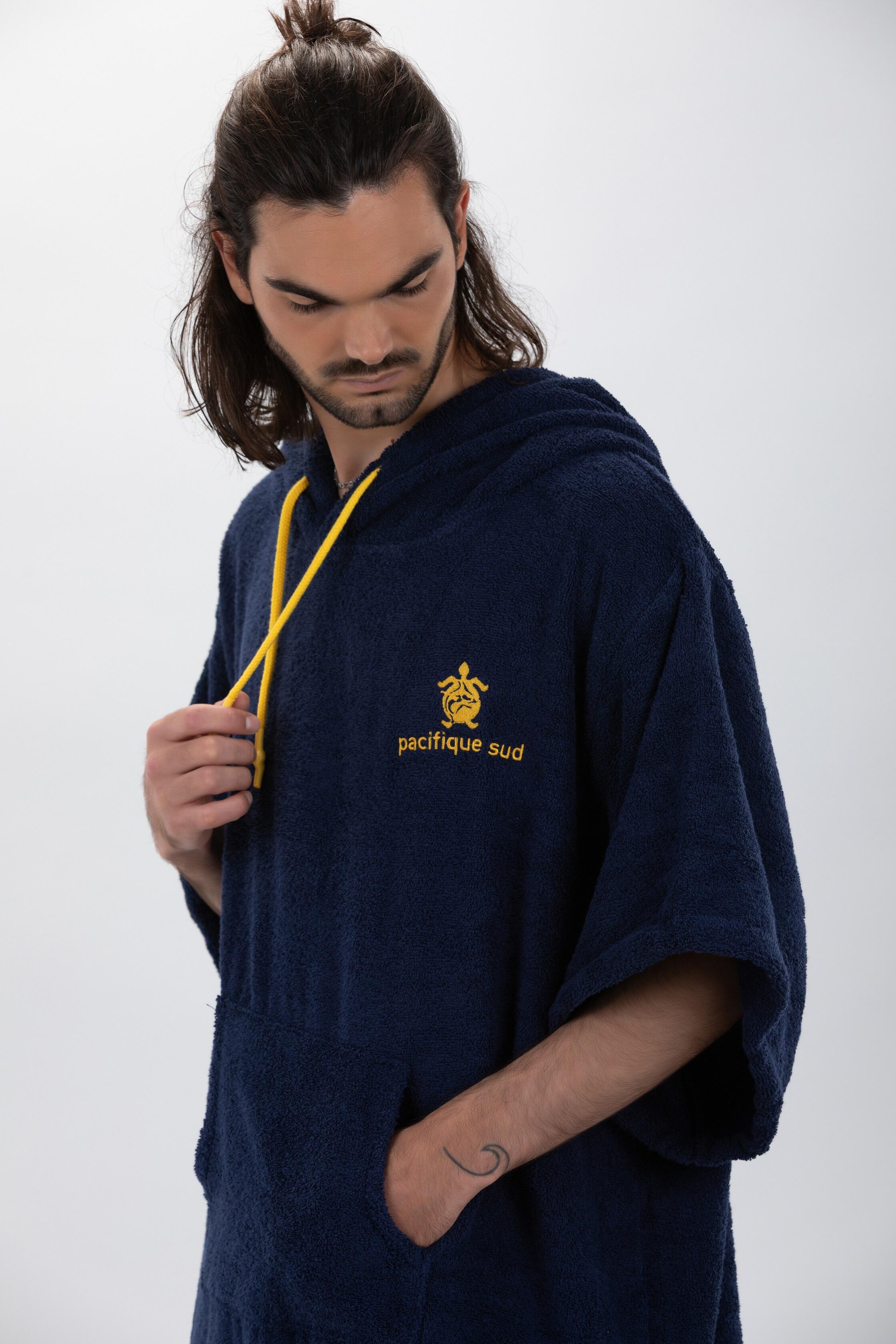 South Pacific - Poncho Surf Blauw - Met Mouwen 6/6