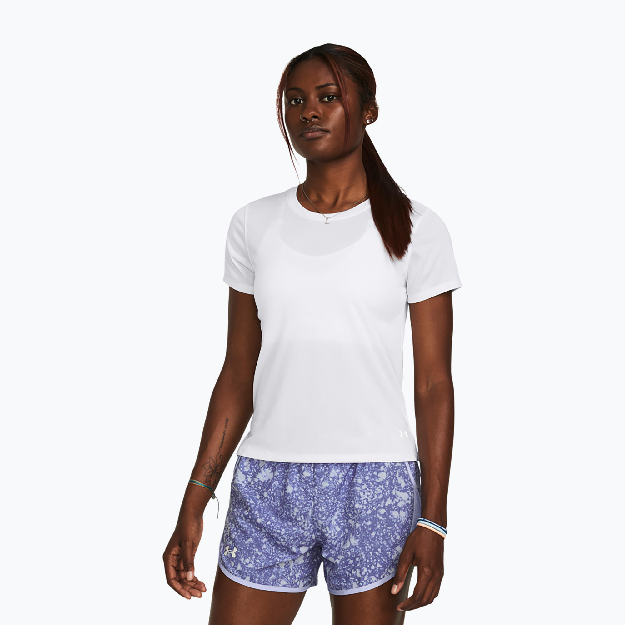 T-shirt Under armour modèle 1382434-100 pour femmes 5/5