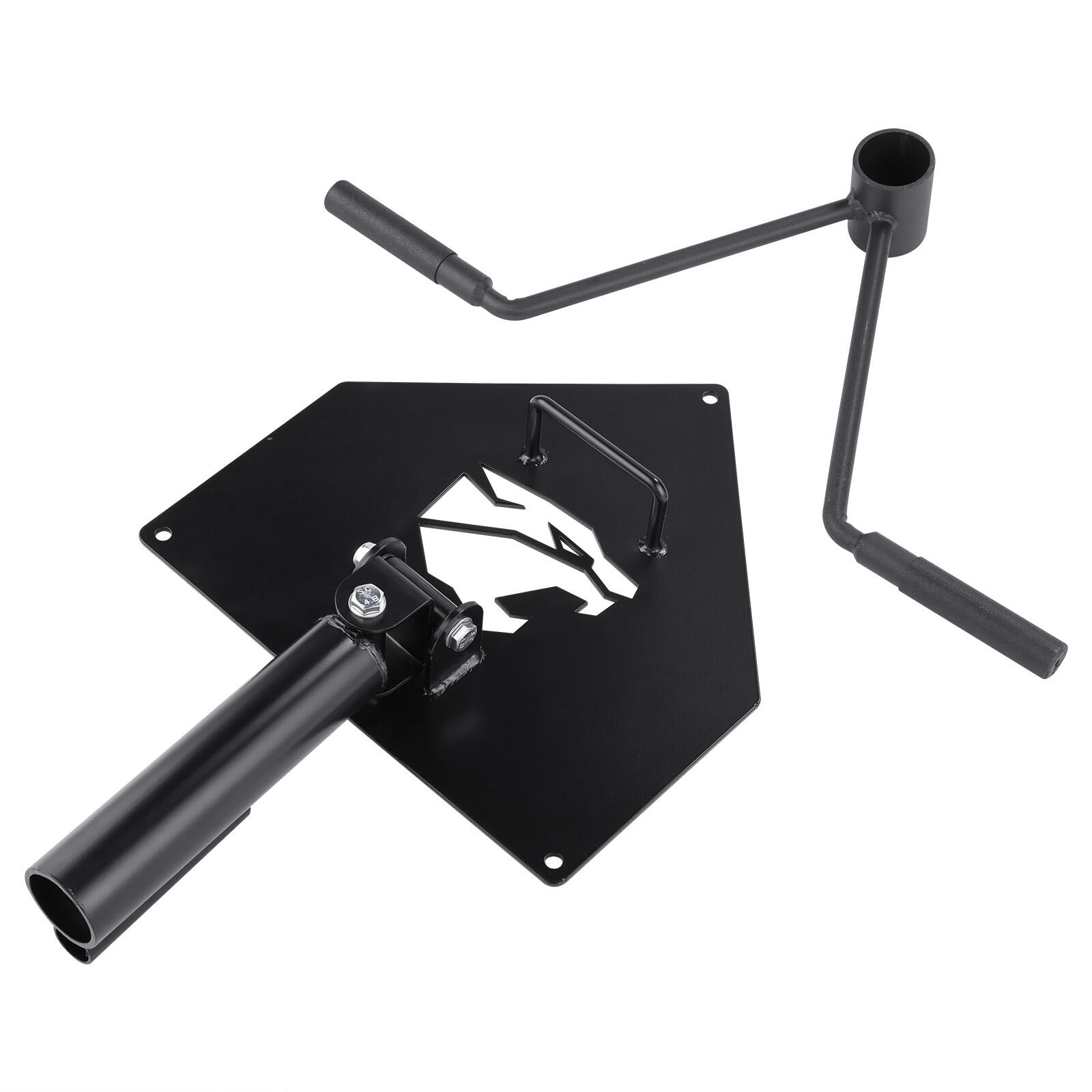 Fitness Tech - Landmine Avec Poignées De Rame Fitness Tech - Appareil De Musculation - Noir - 30 Mm - Decathlon