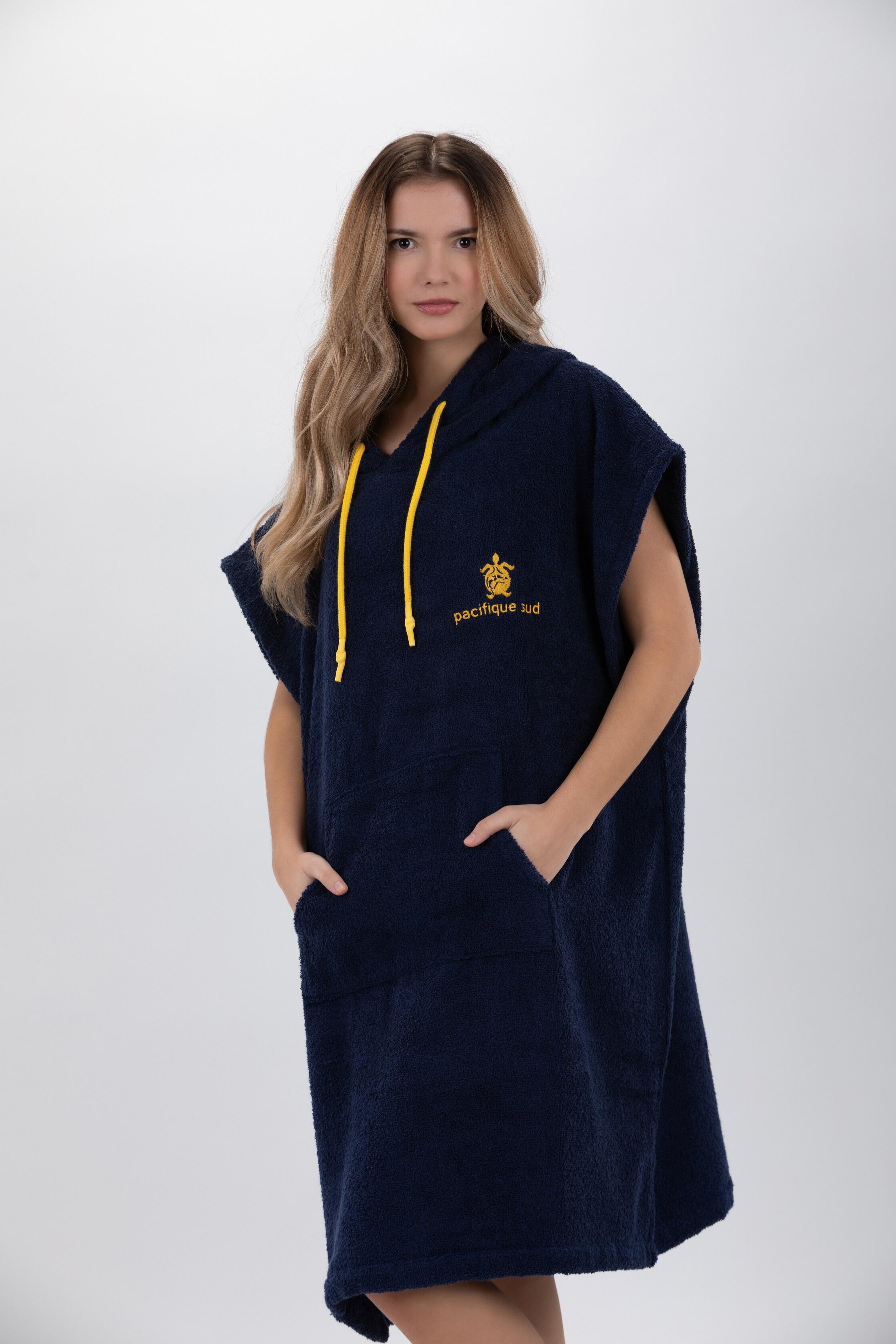 Pacifique Sud | Poncho Surf | Azul&Amarelo | Sem Mangas | Tamanho Médio 6/6