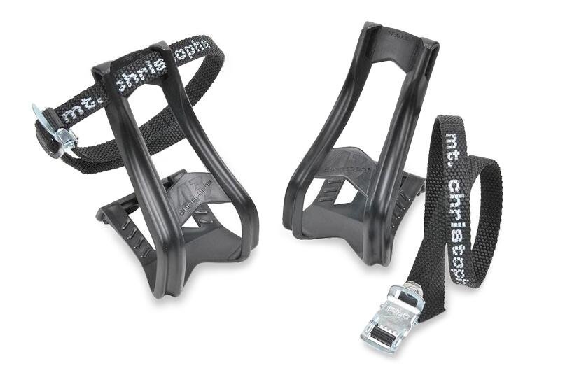 Toe Clips 43 & Toe Straps - Fermapiedi per pedali flat 2/4