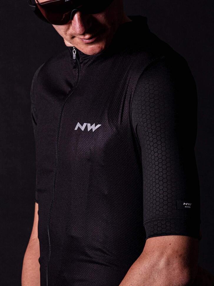 Koszulka rowerowa męska NORTHWAVE ACTIVE Jersey czarna