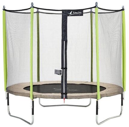 Jumpi Taupe/Grün 300 Trampolin