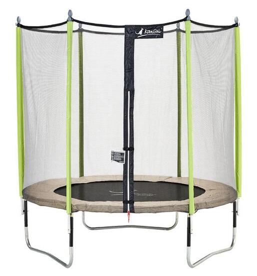 Jumpi Taupe/Grün 250 Trampolin