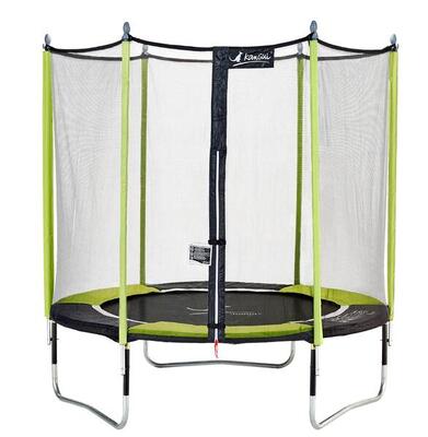 Jumpi Trampolin Grün/Schwarz 250
