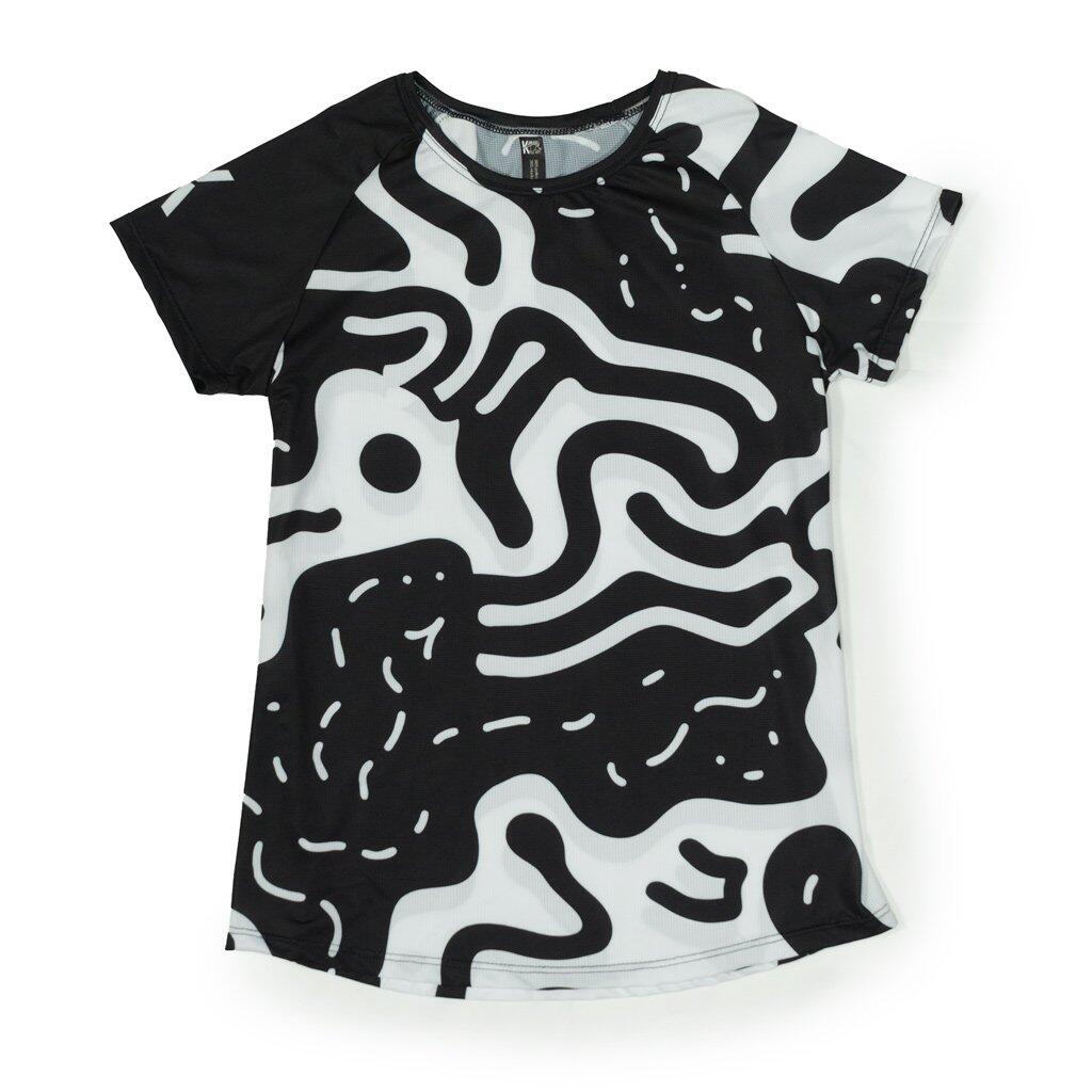 KAMUABU Camiseta Running Kamuabu Dystopian 4 Elástica Tallaje Mujer