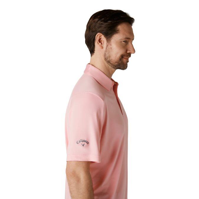 Callaway Heren Golfpolo Cooling Candy Pink 5/5