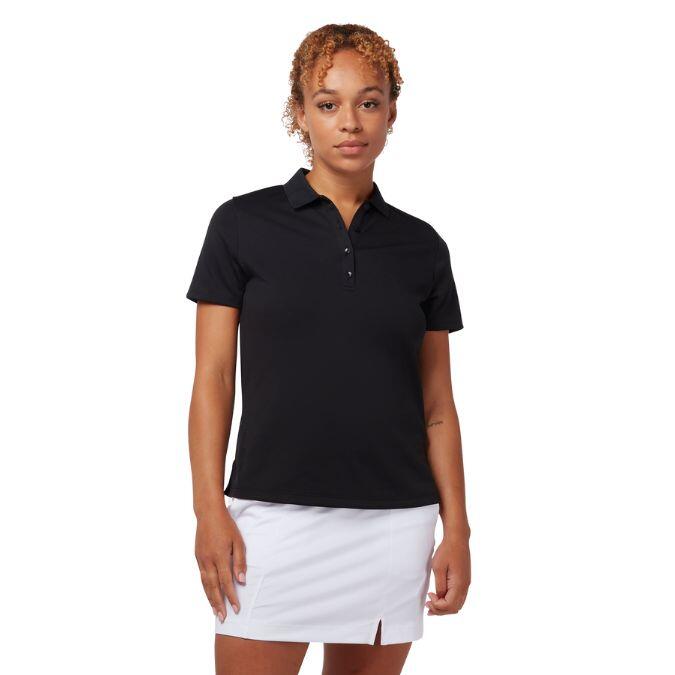 Dames Golfpolo Callaway Swingtech Zwart 4/4
