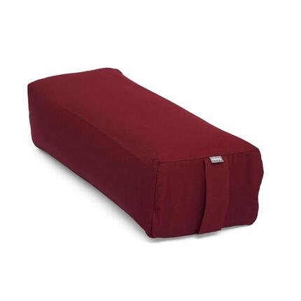 Salamba (rechteckig) Yoga-Bolster ECO, Dinkelhülsen Aubergine