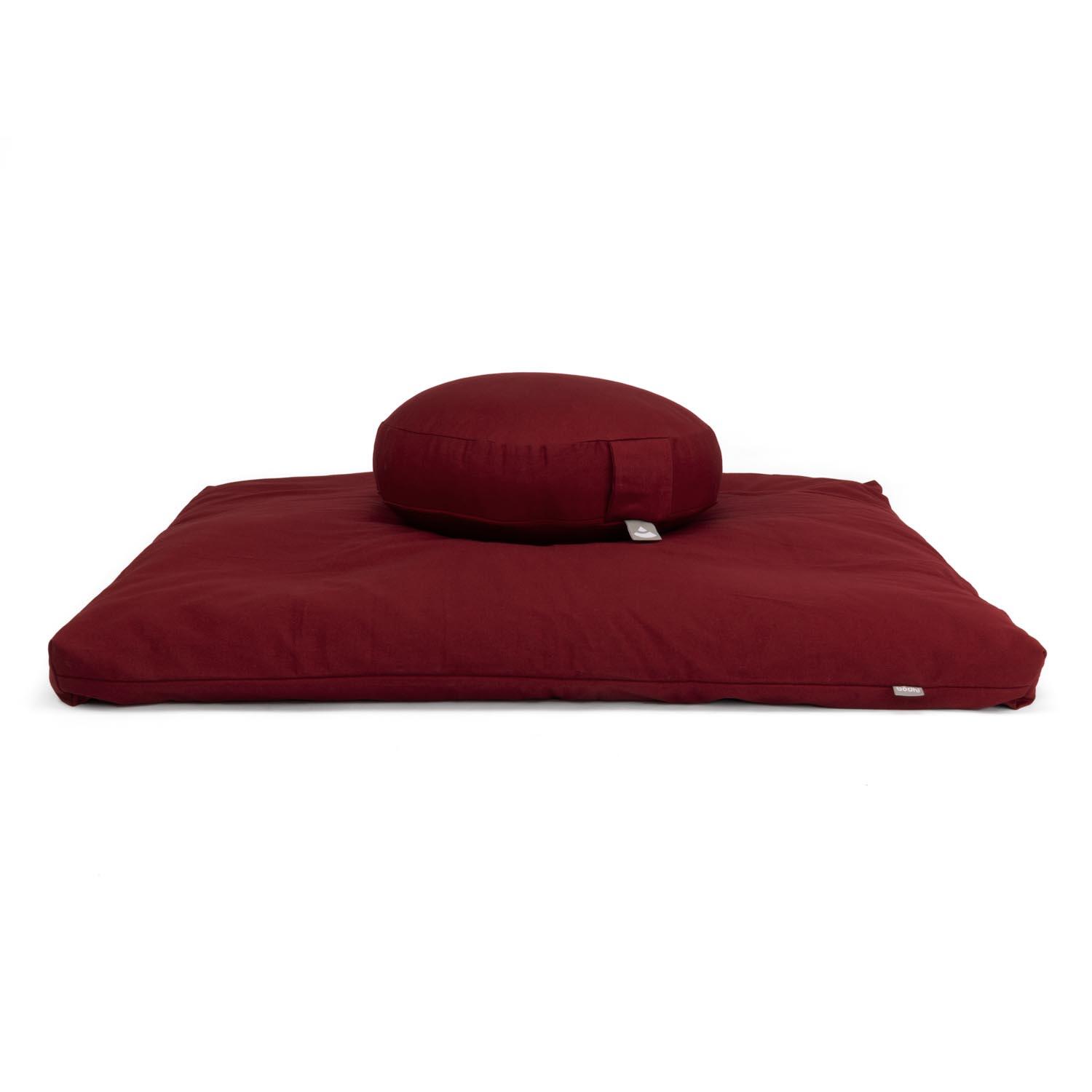 Medi-Set ECO: Meditationskissen RONDO FLACH + ZABUTON 2/5