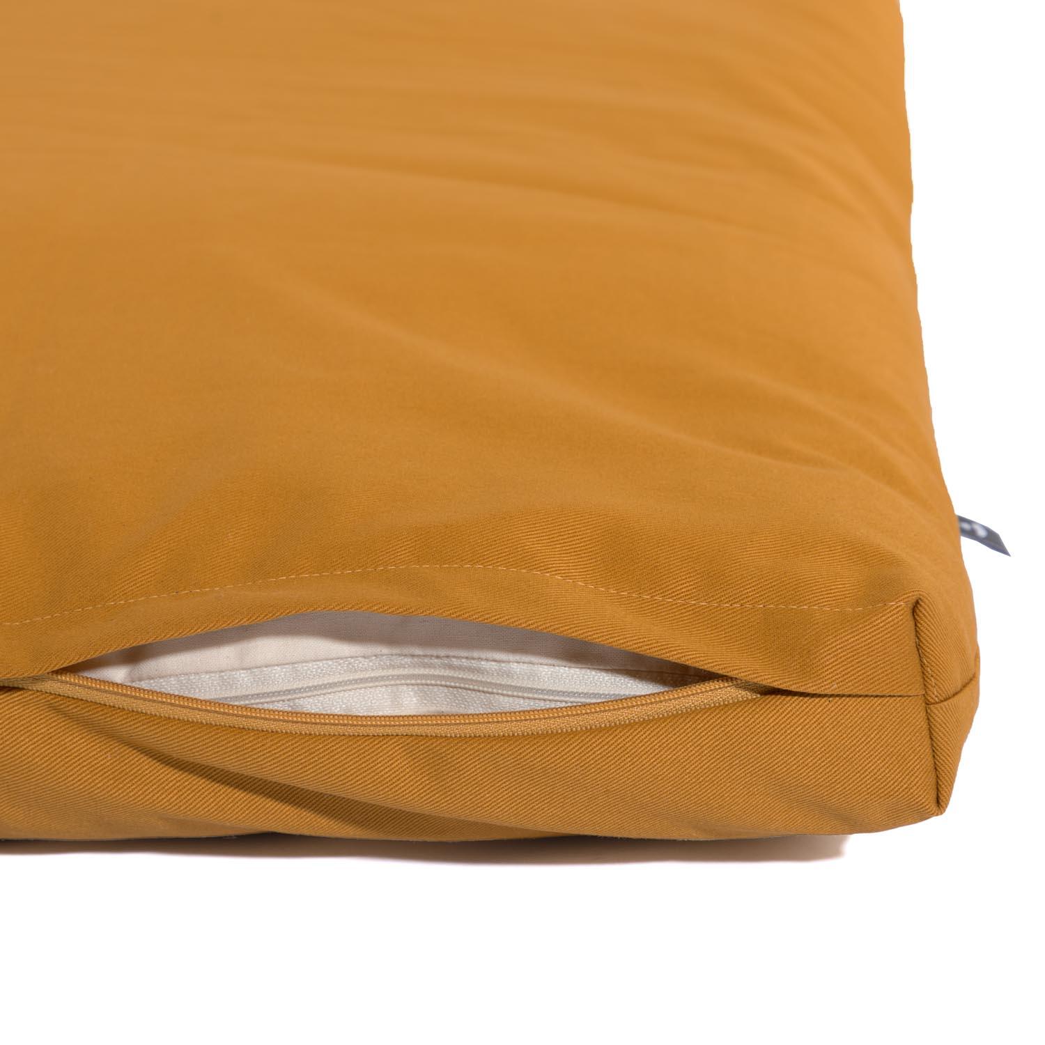 Meditationsmatte Zabuton ECO honig-gelb 2/2