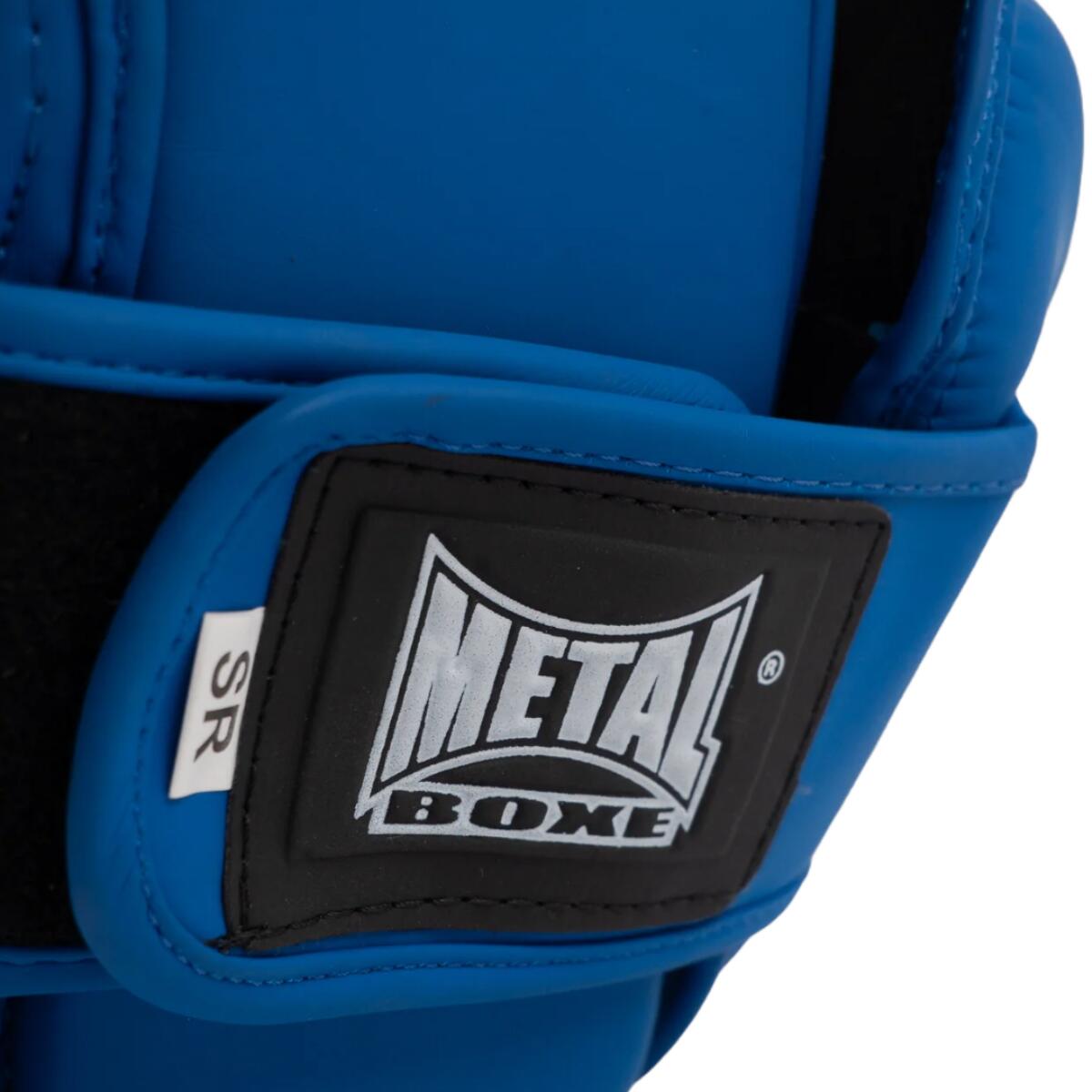 Metal Boxe Casque Competition Bleu Junior 6/7