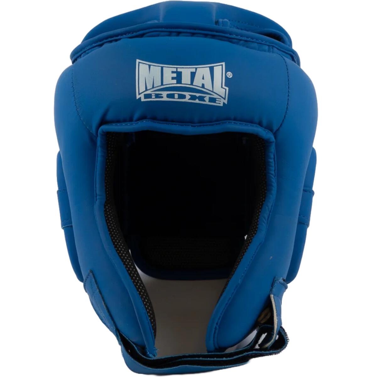 Metal Boxe Casque Competition Bleu Junior 5/7