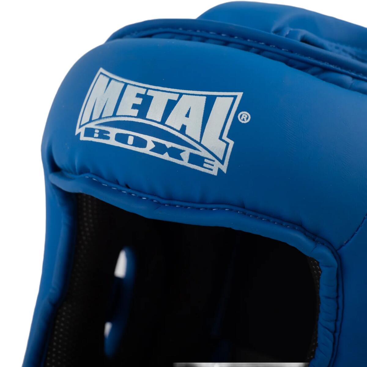 Metal Boxe Casque Competition Bleu Junior 7/7