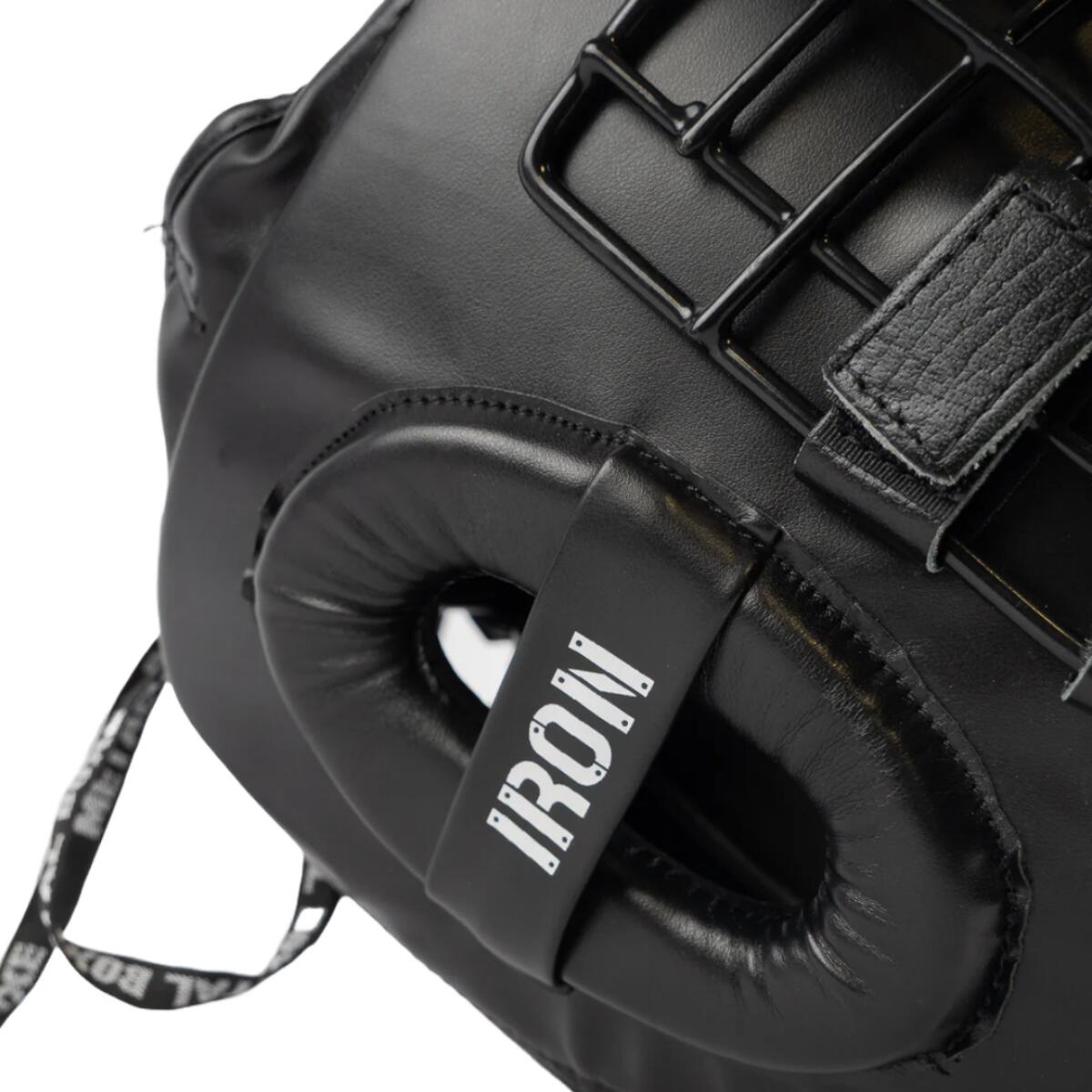 Casco integral con rejilla de metal 3/7
