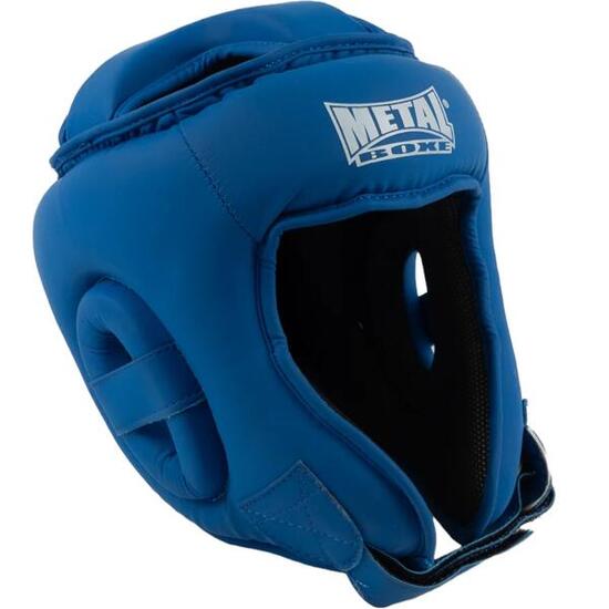 Metal Boxe Casque Competition Bleu Junior