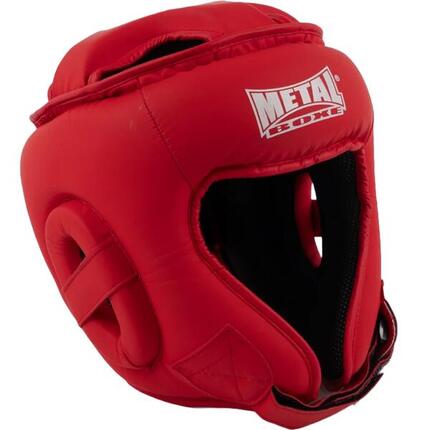 Metal Boxe Casque Competition Rouge Junior