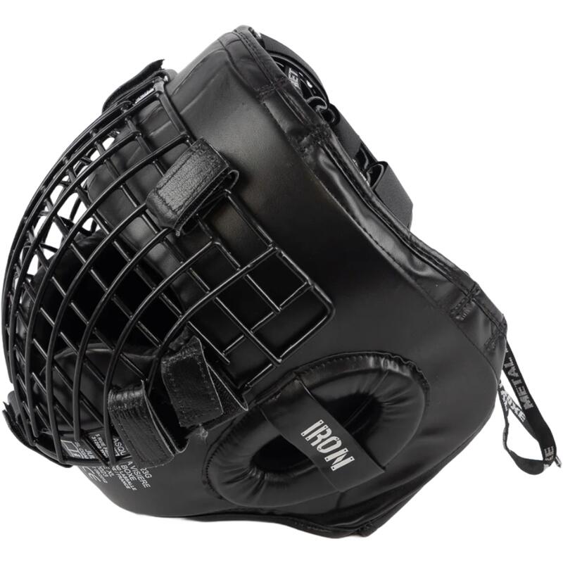 Casque Intégral à Grille Métallique Amovible