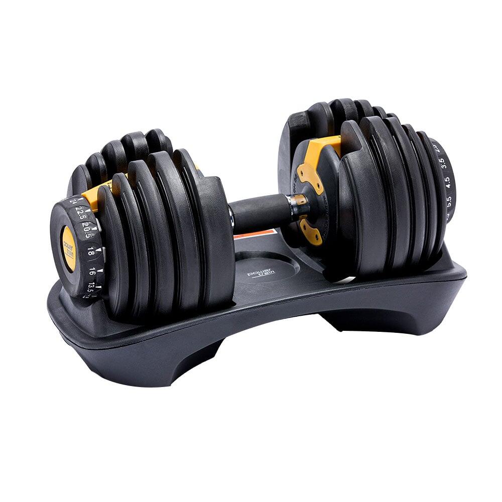 1x 24KG Powertrain Adjustable Home Gym Dumbbell