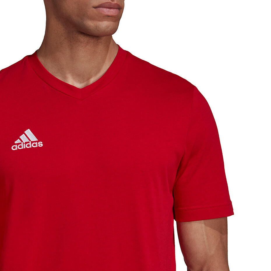 Adidas Entrada 22 T-Shirt voor Mannen in Team Power Rood 7/7