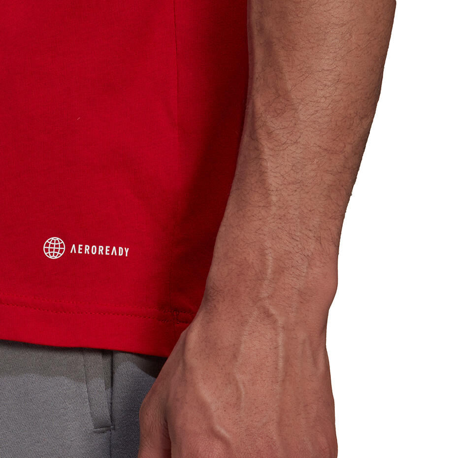 Adidas Entrada 22 T-Shirt voor Mannen in Team Power Rood 6/7