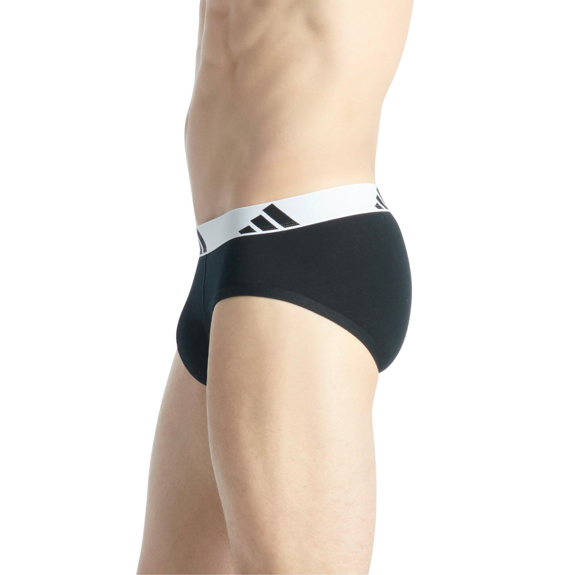 Adidas Basic Brief Men Herren Unterhose Slip Unterwäsche 3er Pack 5/7
