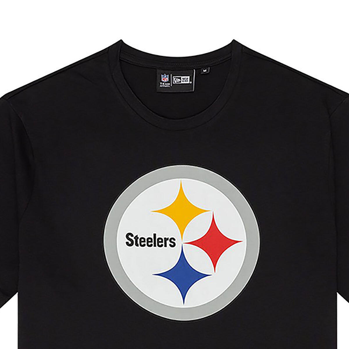 T-Shirt NFL Pittsburgh Steelers New Era Logo Noir 3/7