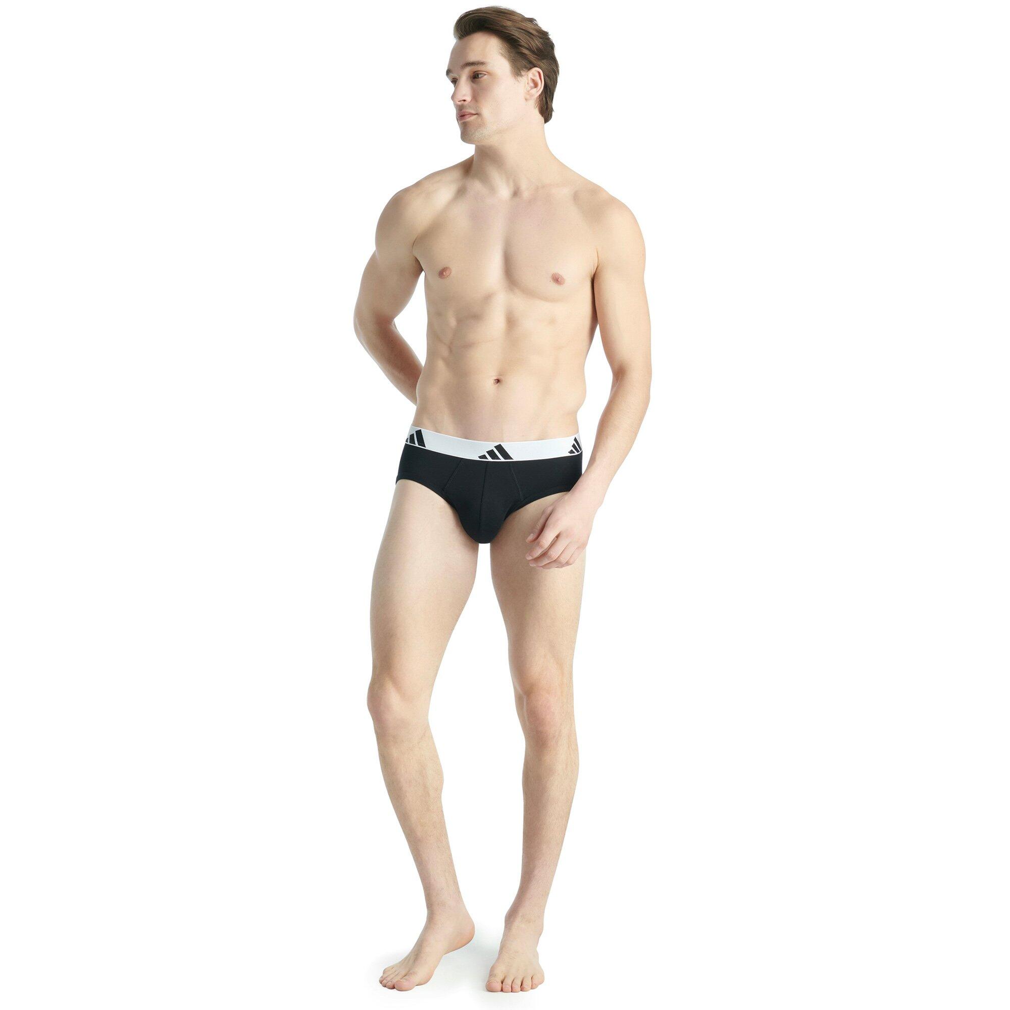 Adidas Basic Brief Men Herren Unterhose Slip Unterwäsche 3er Pack 7/7