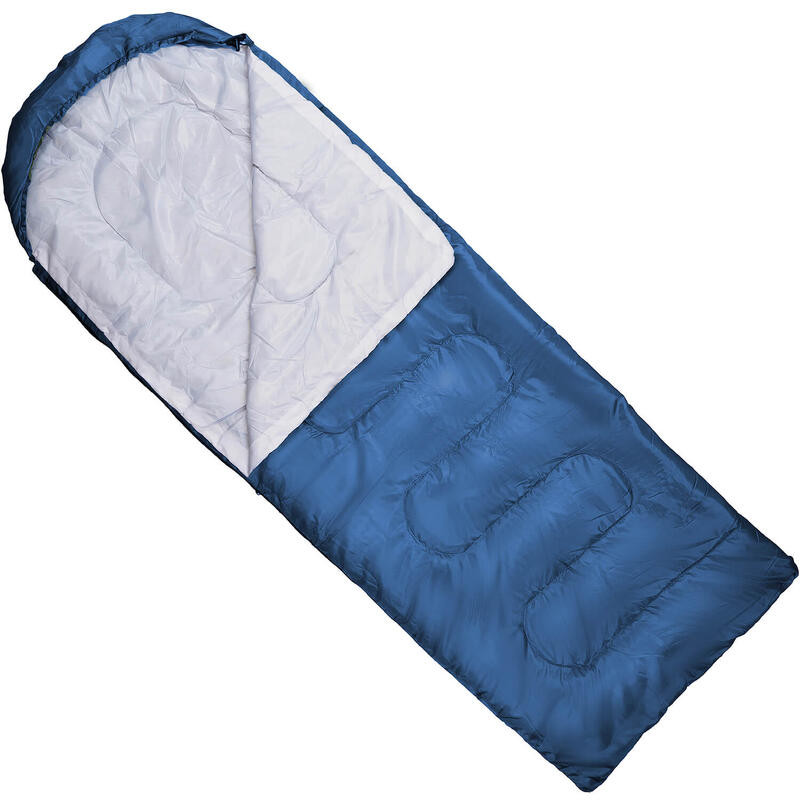 Sac de dormit plic cu gluga La Paz, 210x75 cm, navy