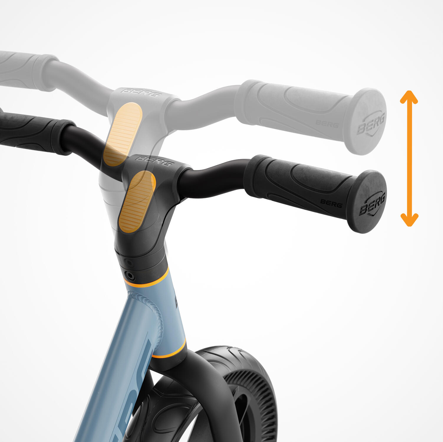 Loopfiets voor Kinderen, 2+ Jaar, 10 Inch, MOOV 10 Blauw 6/7