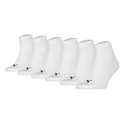 PUMA Unisex Quarter-Socken Damen Herren Füßlinge 6-er Pack