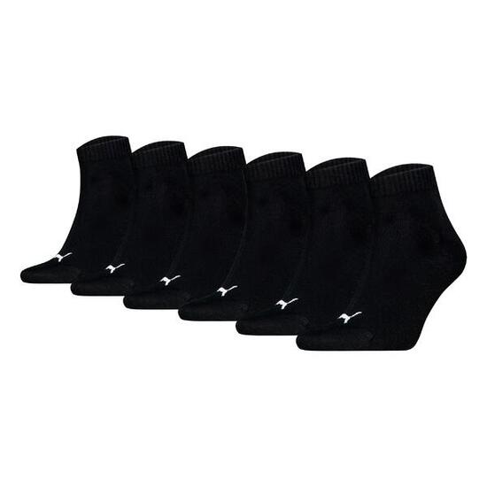 PUMA Unisex Quarter-Socken Damen Herren Füßlinge 6-er Pack