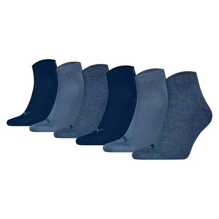 PUMA Unisex Quarter-Socken Damen Herren Füßlinge 6-er Pack