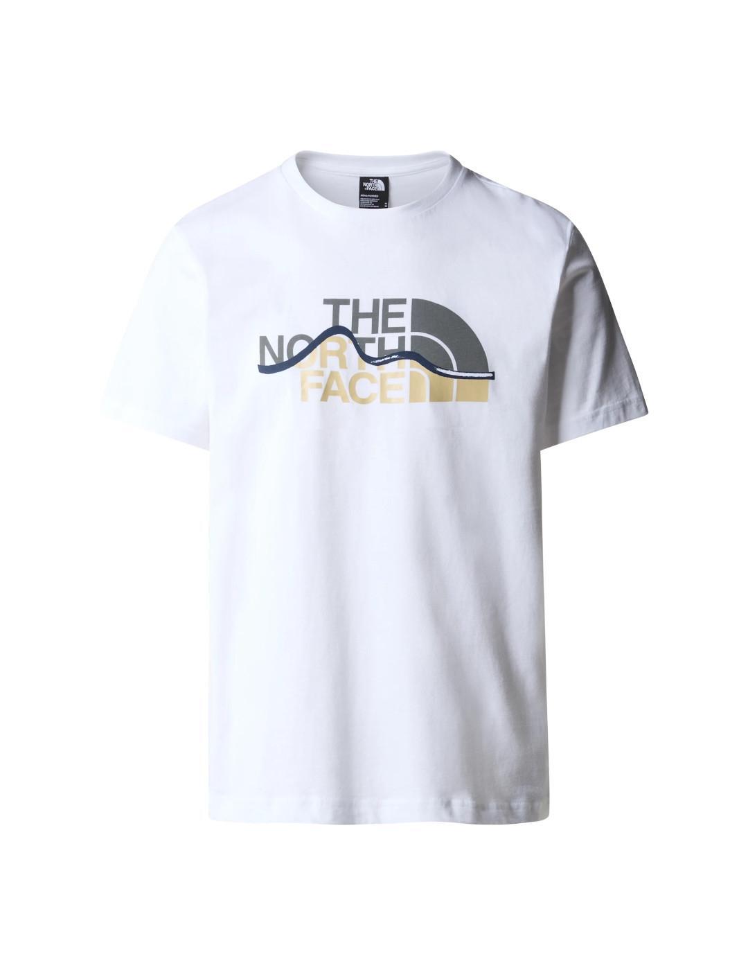 THE NORTH FACE Camiseta para Hombre The north face Mountain line Blanco
