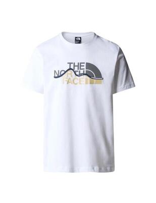 Maglietta da uomo The North Face Mountain Line Bianca