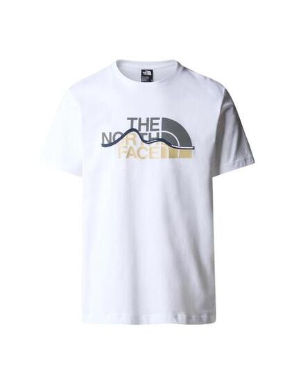 Maglietta da uomo The North Face Mountain Line Bianca