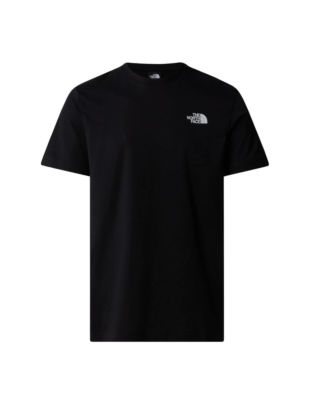 Camisa para Homem The North Face Ss box nse Preto 1/6