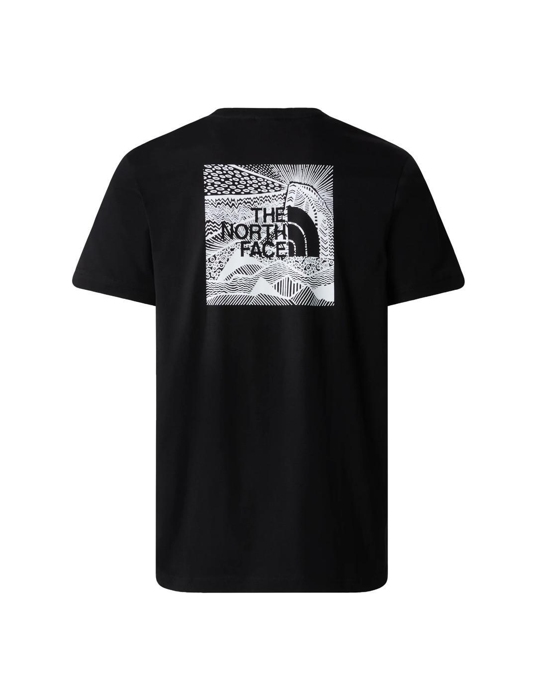 Camisa para Homem The North Face Ss box nse Preto 2/6