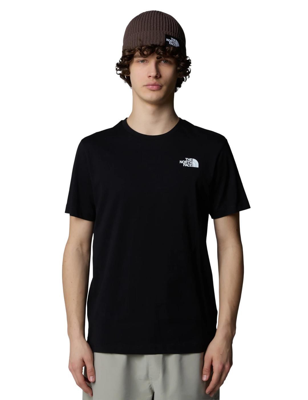 Camisa para Homem The North Face Ss box nse Preto 3/6