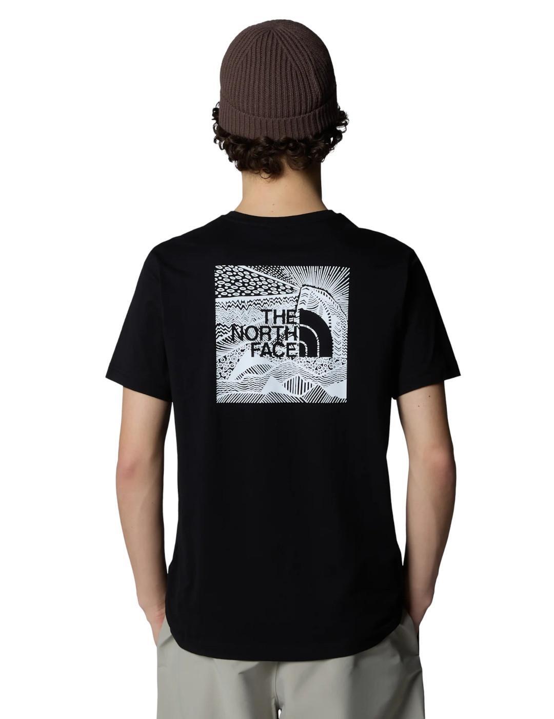 Camisa para Homem The North Face Ss box nse Preto 4/6