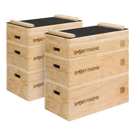 Jerk Boxes Lift Gewichtheben Unisex Holzfarben