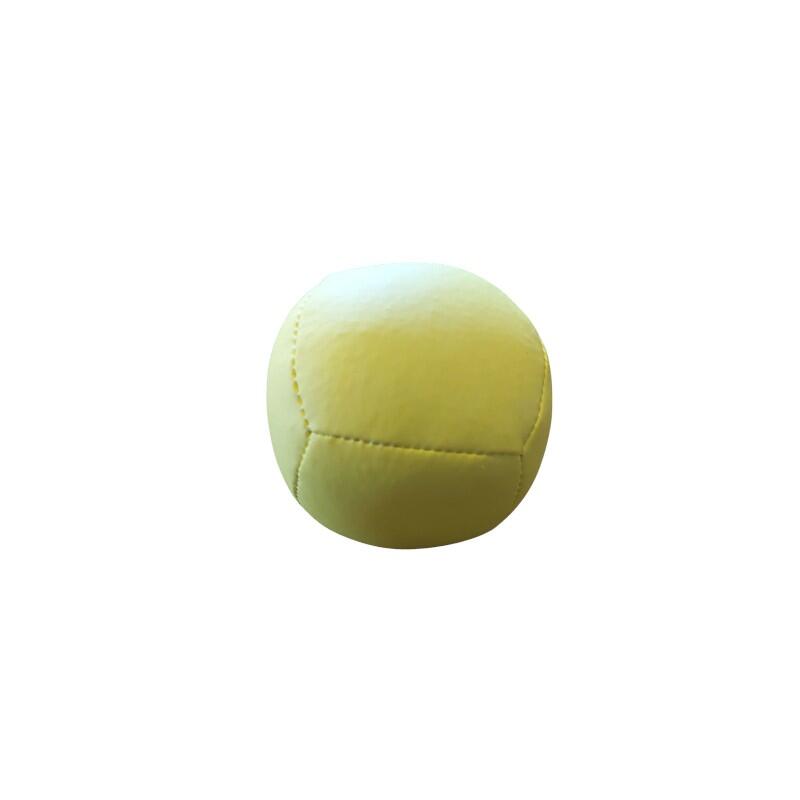 Balle de jonglage 6P jaune pastel CIRKAO 3/4