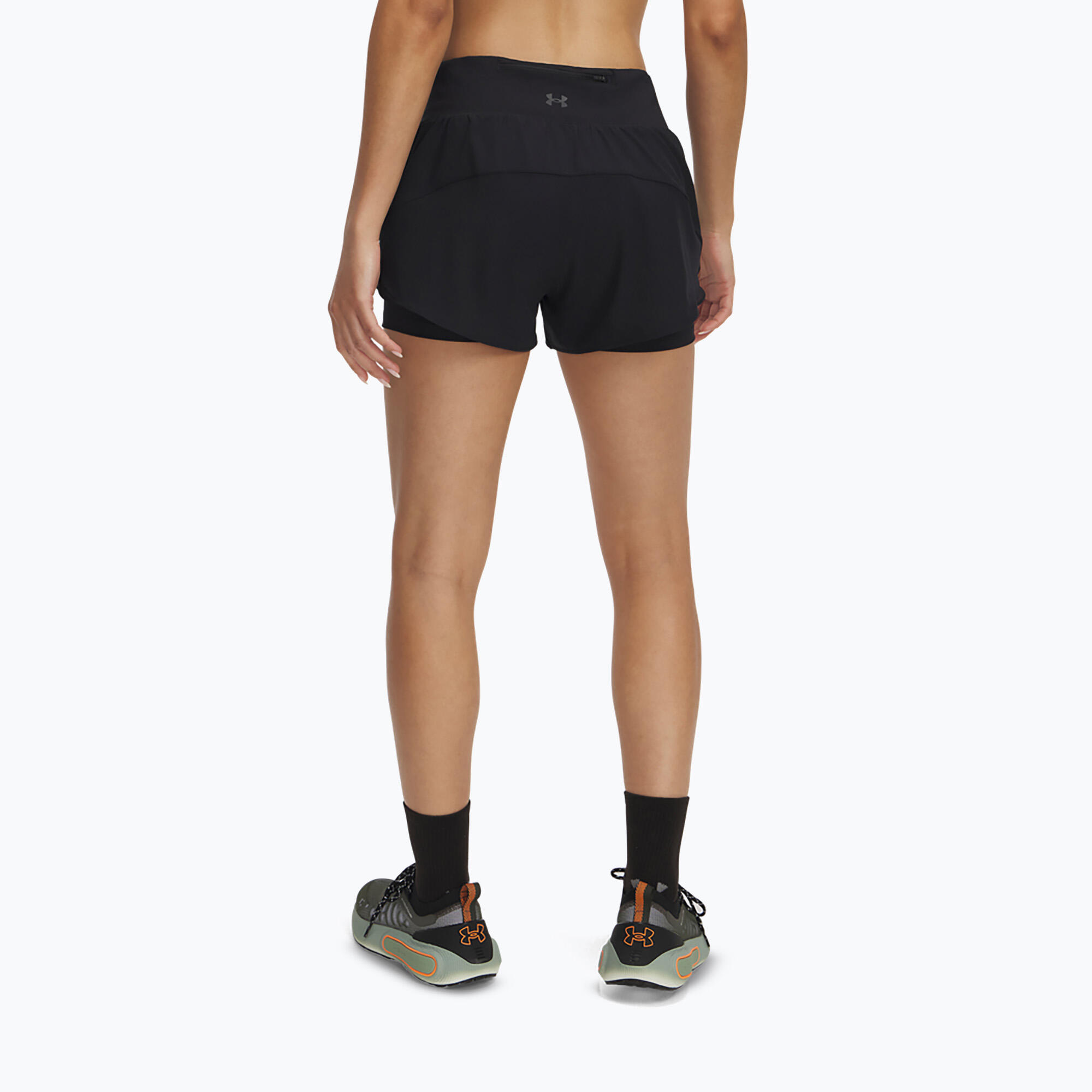 Pantaloni scurți de alergare pentru femei Under Armour Launch Pro 3" 2IN1 3/5