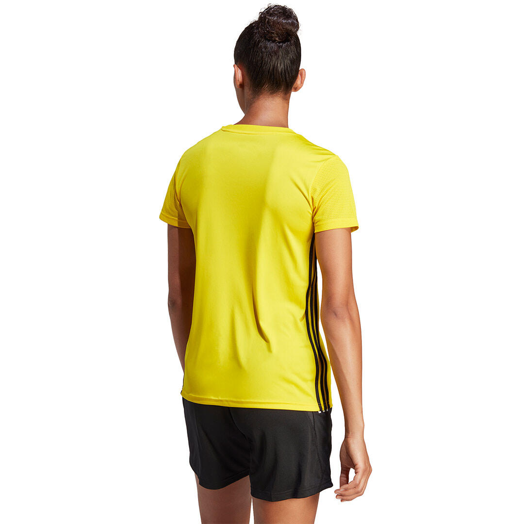 T-shirt adidas Mulher Futebol Amarelo Tabela 23 4/8
