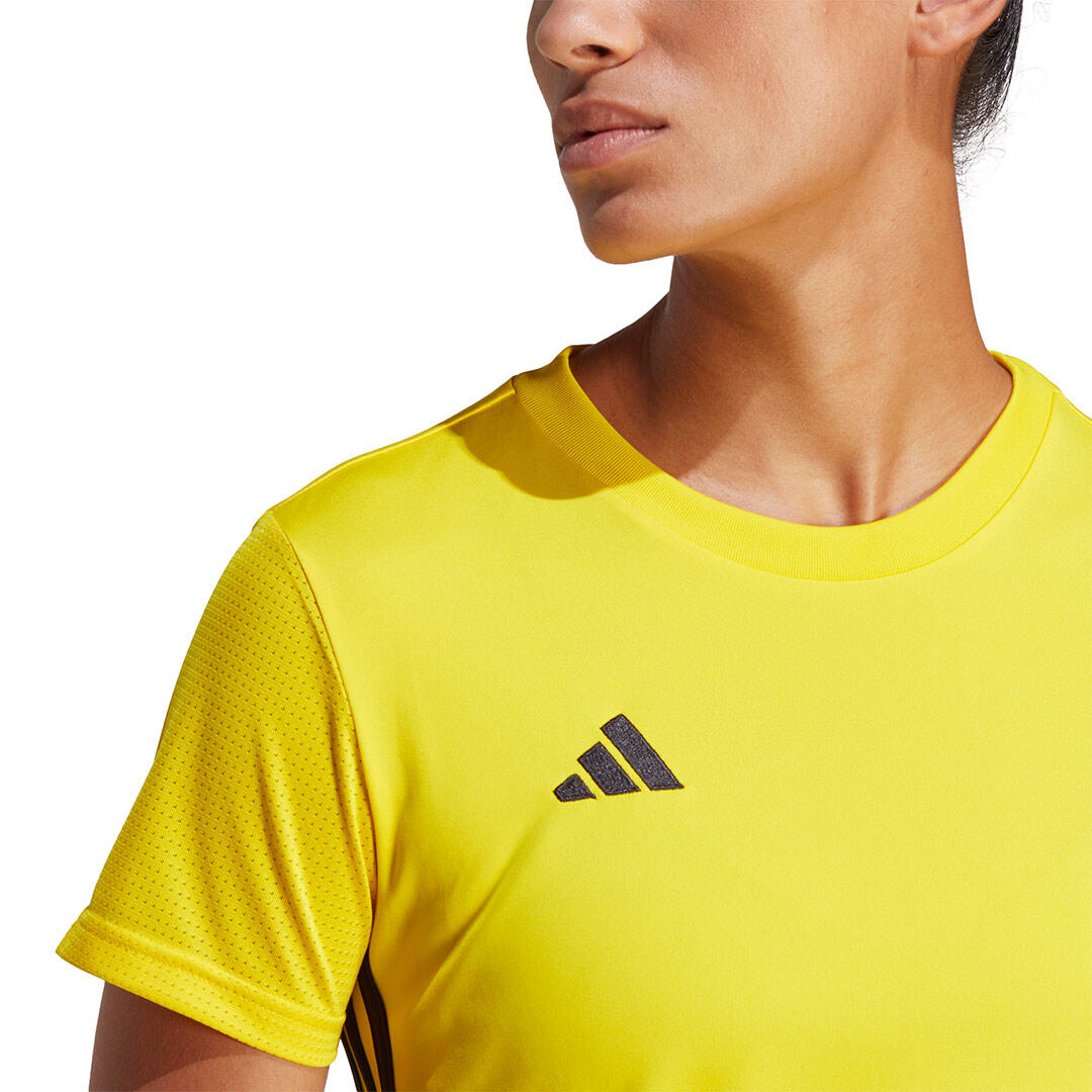 T-shirt adidas Mulher Futebol Amarelo Tabela 23 5/8