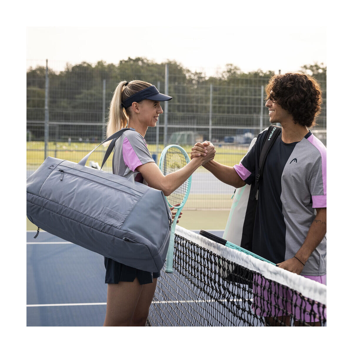 Head Head Tour Duffle Bag Zaino da tennis L Grigio 6/7