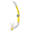 Snorkel Mares AQ - GATOR SPLASH, Galben