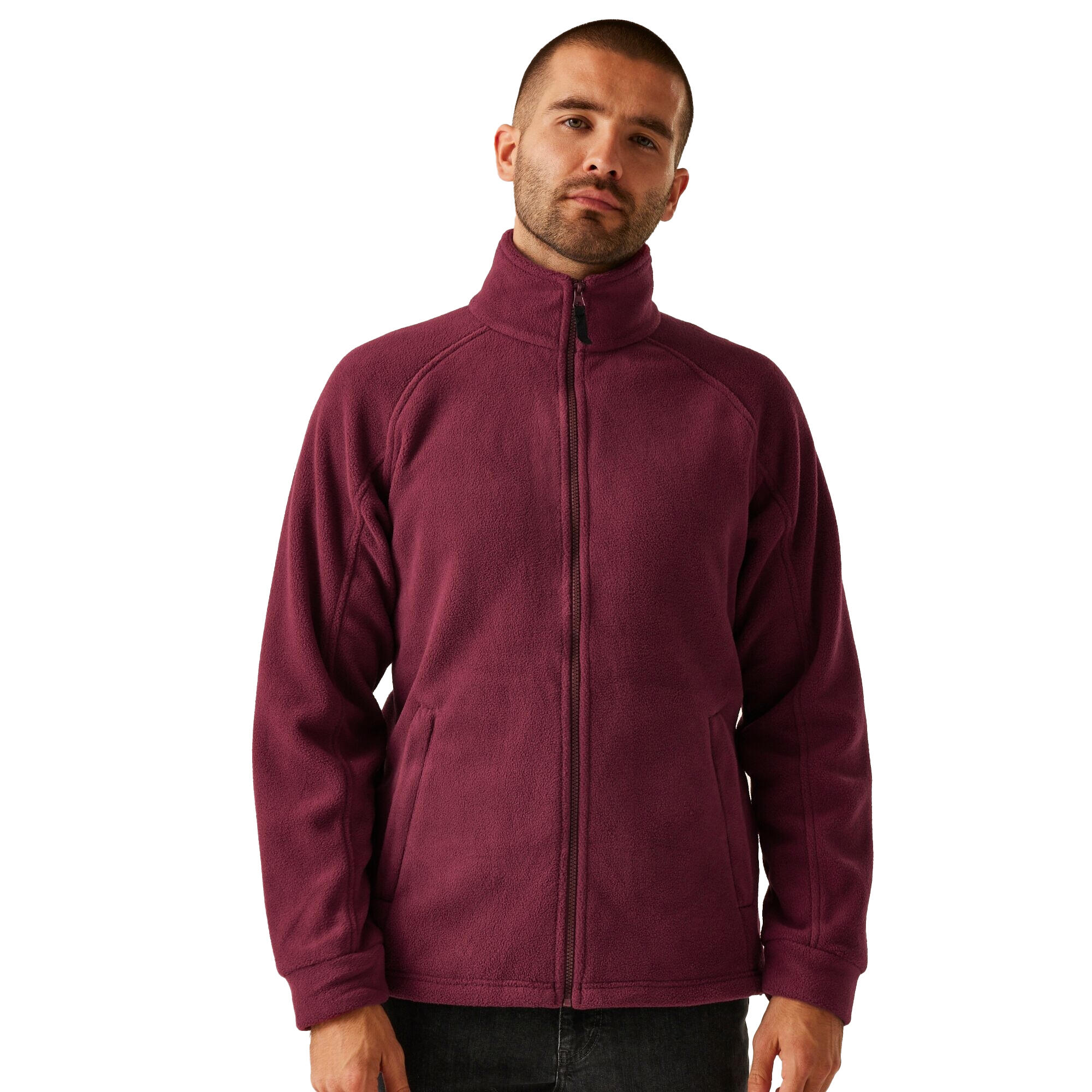 Giacca In Pile Uomo Regatta Thor III Bordeaux 4/5