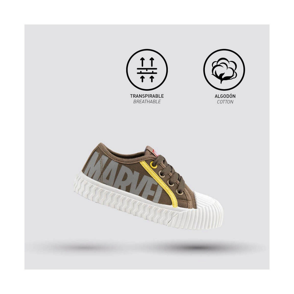 Zapatillas Casual Niño Marvel Beige 4/5
