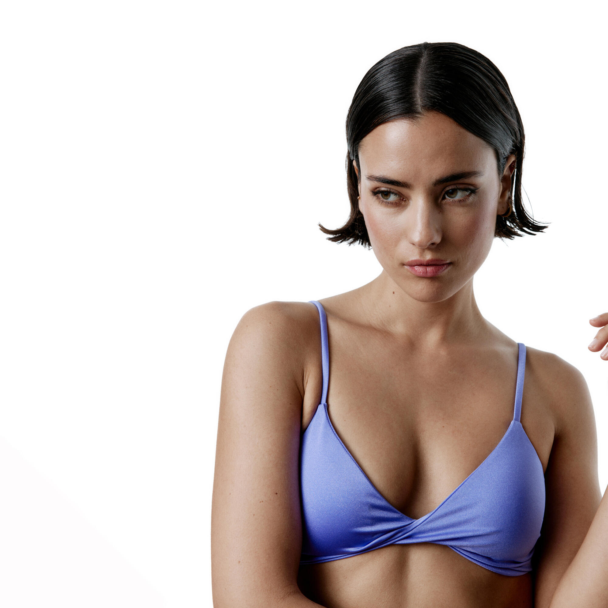 BLACK LIMBA Top bikini balconette Glimmer Metalizado de mujer Black Limba Lilac